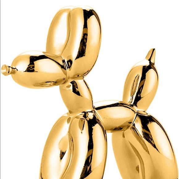 GTP Gold Resin Balloon Dog - Picture 1 of 4